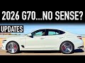 The 2026 Genesis G70 has LESS Features?