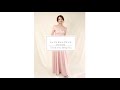 ツイスト＆ラップ ブライズメイドドレス アレンジ方法② オフショルダー | How to Wear Inifity Dress Off the Shoulder | インフィニティドレス 着方 結婚式