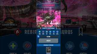 Unlocking REBIRTH SPINOSAURUS || Jurassic World Alive: Showcase #jurassicworldalive #jwa