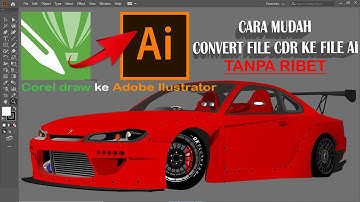 CARA MUDAH!!! Jadikan file Corel Draw(CDR) ke File Adobe Ilustrator (Ai) Semua Versi