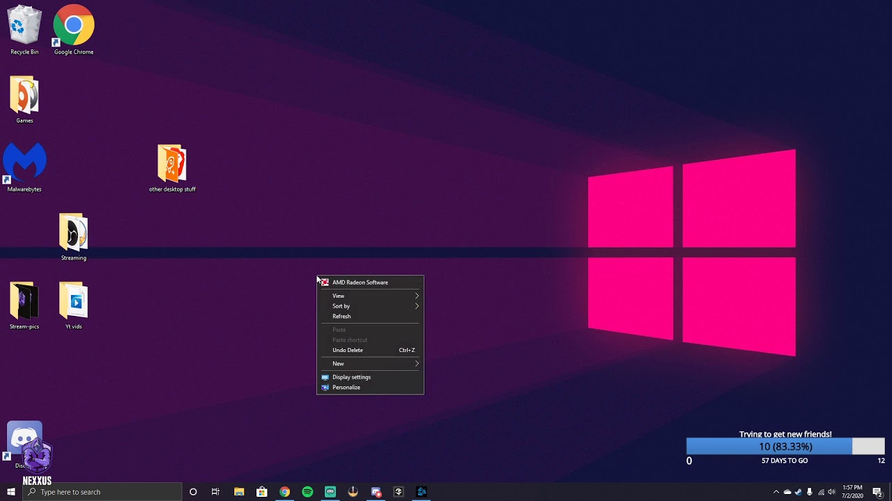 How to move your desktop items anywhere! - YouTube