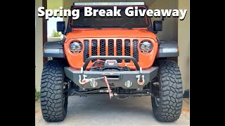 Spring Break 2021 Jeep Leveling Kit Giveaway @c130aviator