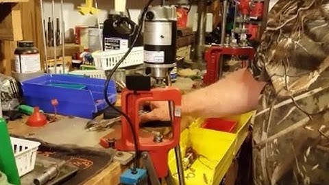 Trimming .270 Cases with Dillon Electric Trimmer - Part 1of .270 Reloads