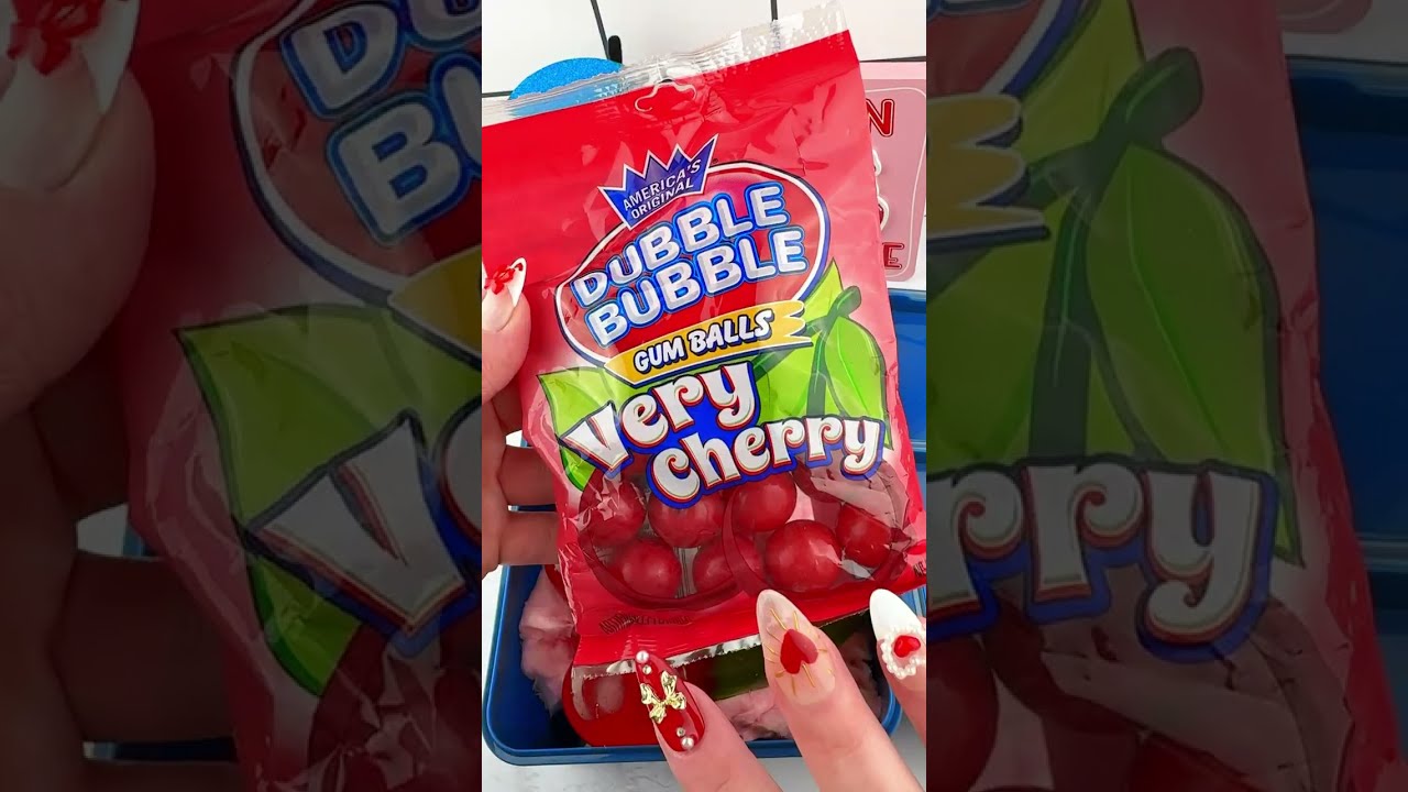 Making School Lunch with 🍒 CANDY *BENTO Box* Satisfying Video ASMR #5! 🍒🍫🍭 