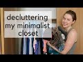 Decluttering My Closet | Minimalist Closet Declutter