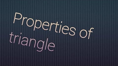 Properties of triangle ,sine rule, cosine rule,law of tangent, projection formula.
