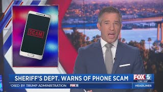 Sheriff's Department Warns Of Phone Scam
