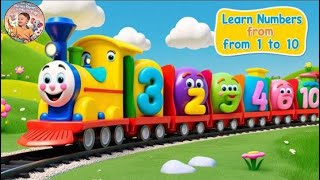 All Aboard the Number Train🚃| Shahzain's nursery rhymes and baby songs screenshot 3