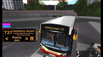 Compass 737 | Airport - Bus Station | Canterbury Bus Simulator V4.1