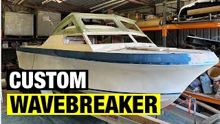 I CUSTOM made a WAVE BREAKER from a MOLD | Pacemaker 20ft | Full BOAT RESTORATION V2  Part 21