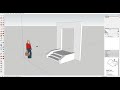 Sketchup-Buổi1- Giao diện- Line-Pushpull-Erase-làm mô hình lối vào nhà