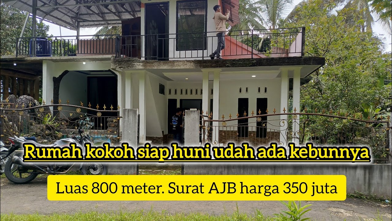 DIJUAL rumah kokoh siap huni akses mobil plus tanah kebun cocok buat pensiunan