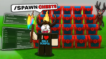 Using HACKS To SPAWN INFINITE RUBY CHESTS In 99 Nights in the Forest Script!