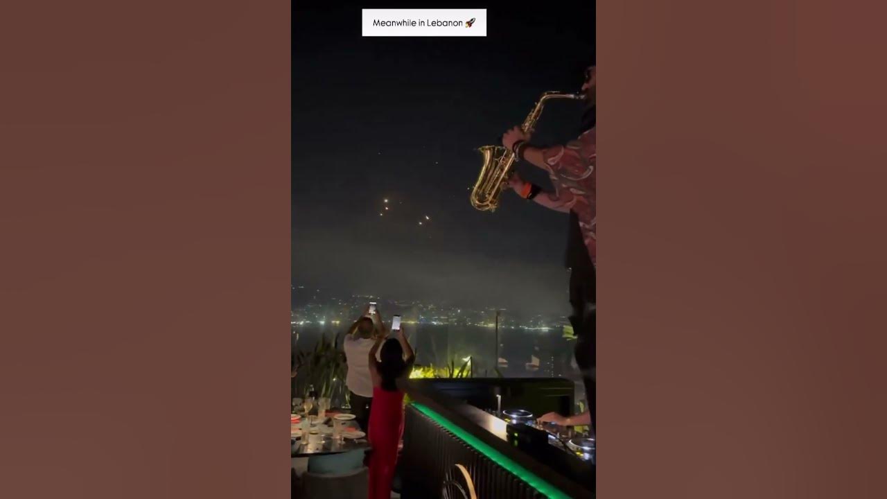“Iranian missiles, a Lebanese point of view, & Saxophone Blowing To The Sound Of Joy” #iran #israel