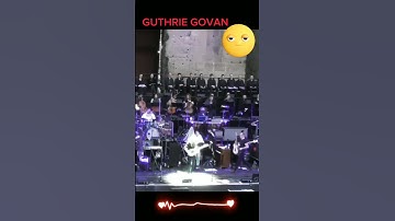 GUTHRIE GOVAN: when the string breaks during live performance but the show must go on