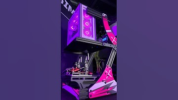 Pink Racing Simulator | Behind the Scenes | Exodus XR1 rig with Simagic #simagic #racingsim #simrig