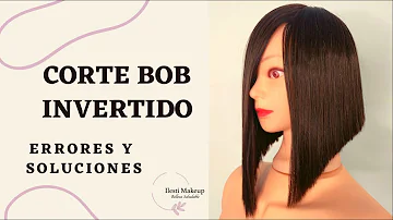 ¿Qué es un corte de pelo bob invertido?