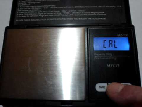 Digital Scale Calibration 