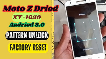 Moto Z Driod ( XT-1650) Pattern Unlock | Moto Z Play / Z force factory reset | @SHTubeTech