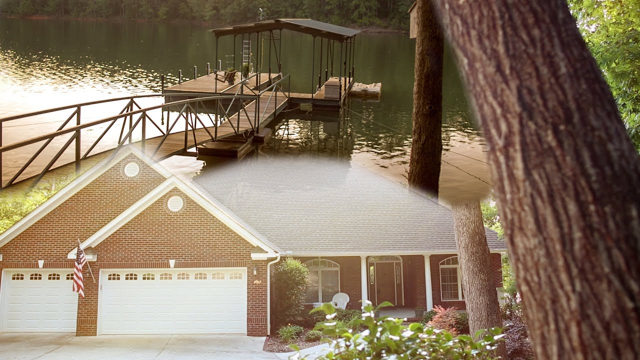 550,000 Lake Hartwell Point Lot Custom Home with Dock In place and YouTube