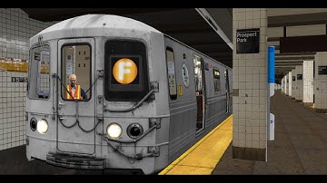 BveYard Run Multiplayer RP:  R46 F Train to Coney Island (2008