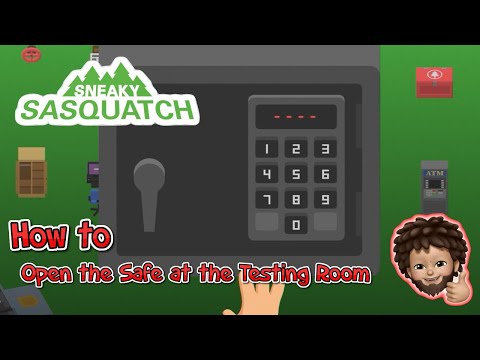 Sneaky Sasquatch - How to Open the SAFE at the Testing Room