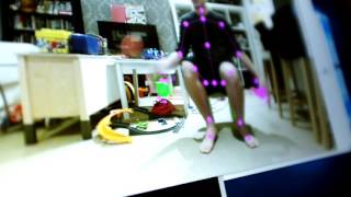 E-Luminate : Kinect skeleton tracking with sitting