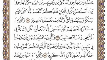 سورة الأنفال الصفحة 186 من القران للشيخ ياسر الدوسري