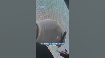 How to repair the broken lamp beads #ledscreen #ledsign #ledmodule #ledsignage #digitalsignage