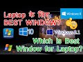 Which is the Best Windows for laptop & Pc in RAM 2GB , 4GB , Others