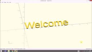 Open SCAD Tutorial #1, základné príkazy-slovensky