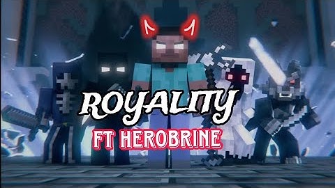 Herobrine X royalty Edit 😈 | Minecraft
