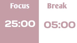 4.5 Hours Silent Study With Timer ⏱️ | 25-5 Pomodoro | No Music | 공부 | 勉強 | Study With Me