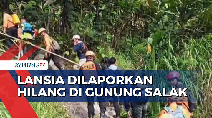 Lansia 60 Tahun Hilang di Gunung Salak saat Turun Lereng, Tim SAR Lakukan Pencarian