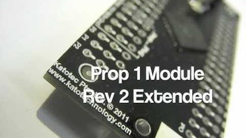 Prop1 Module Rev2 Extended Product Video
