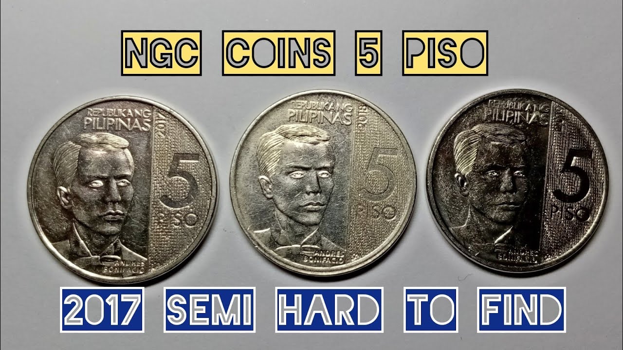 5 piso 2017 ngc coin value semi hard to find youtube