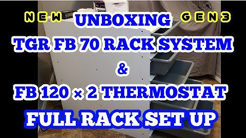 SNAKE RACK (TGR) ...UNBOXING & FULL RACK SET UP