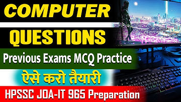 Computer Awareness MCQ for JOA IT 965 || Important Questions for JOA IT Exam || Success educator