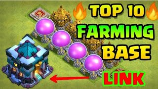 New Top 10 Th13 Best Farming Base With Links || Best Th13 Farm Base October 2020 || Th13 Farm Base