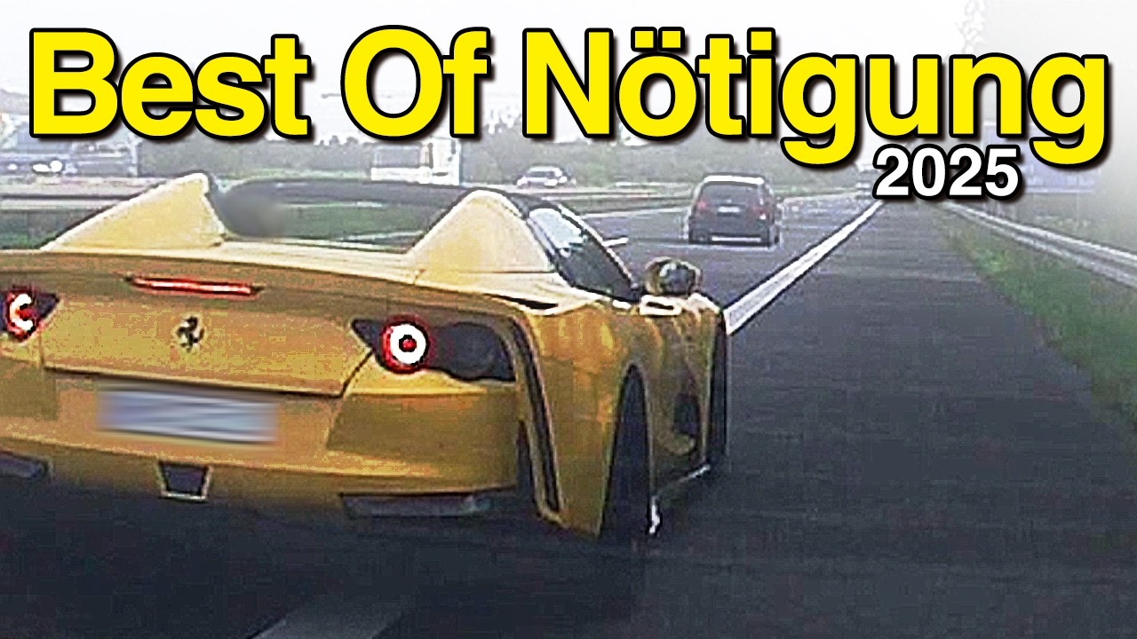 Best Of Nötigung 2025 - Road-Rage, Ausbremsen und Drängeln auf der Autobahn | Dashcam Deutschland