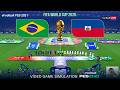 Brazil vs Haiti - FIFA World Cup 2026 Group Stage | Full Match All Goals | Simulation PES