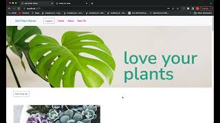 Get Plant Game full site demo - React, Redux front, Rails API screenshot 1