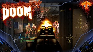 Doom Project Brutality - Enhanced Episode 1 / E1M2 - Rip and Tear Gameplay!