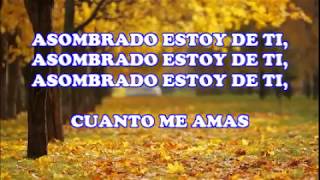 Video thumbnail of "MIEL SAN MARCOS - ASOMBRADO ESTOY DE TI ( LETRA )"