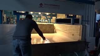 ECMT 100 Automatic continuous foaming machine Trough foaming