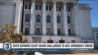 Wisconsin Supreme Court hears arguments on governor’s emergency declaration power