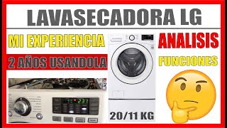 🔵 LAVASECADORA LG 20/11 KG LO QUE DEBES SABER ANTES DE COMPRARLA A 2 AÑOS DE USO 🔵