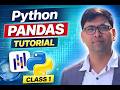 👉 Python Pandas Tutorial for Beginners | Class 1 🚀