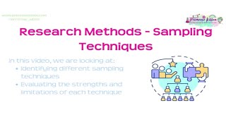 Sampling Techniques | A-Level Sociology Revision