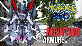 CAPTURE DE MEWTWO ARMURE 100% ! 6 RAIDS ! - Pokémon GO